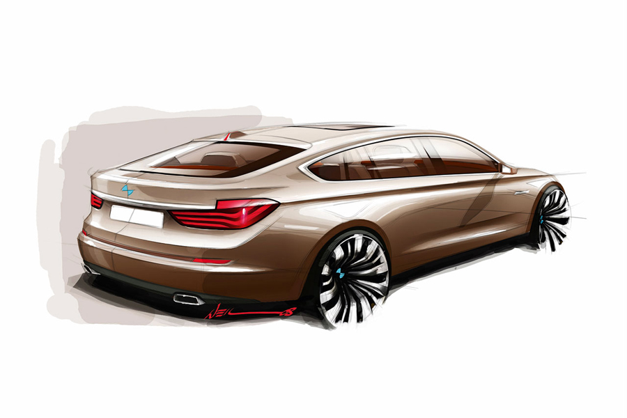 Скетч BMW GT (Gran Turismo) — 7